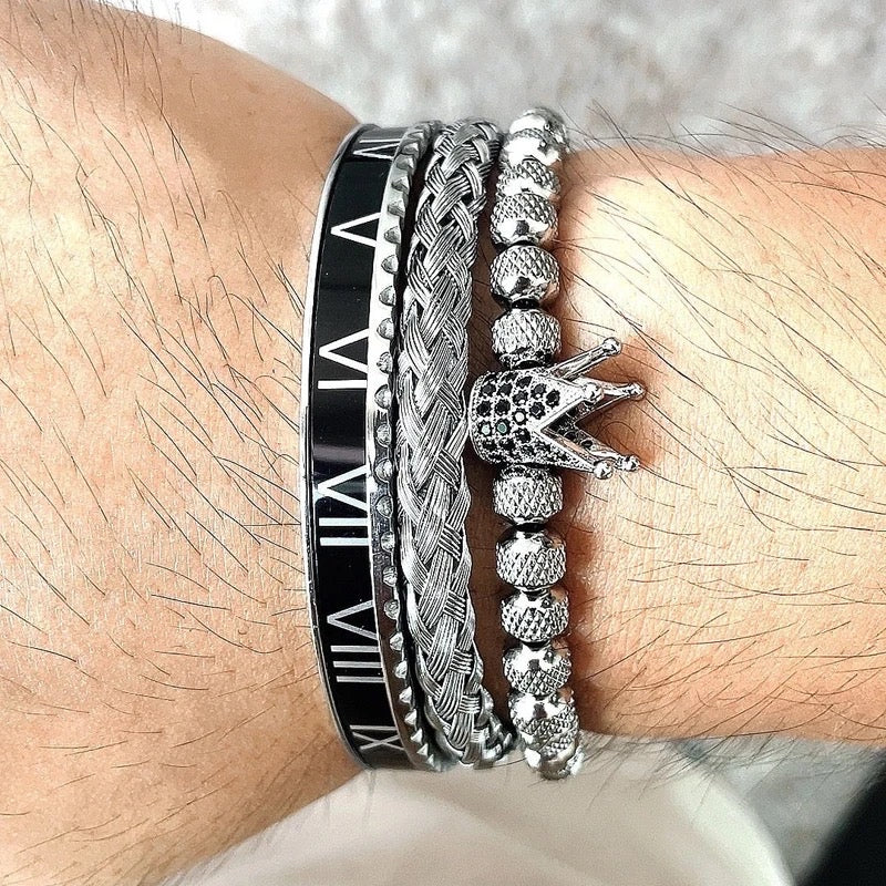 Kit com 3 Pulseiras [ROMAN VERTURO]