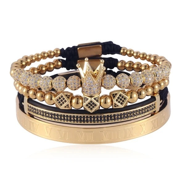 Kit com 4 Pulseiras [ZEUS ROYAL]