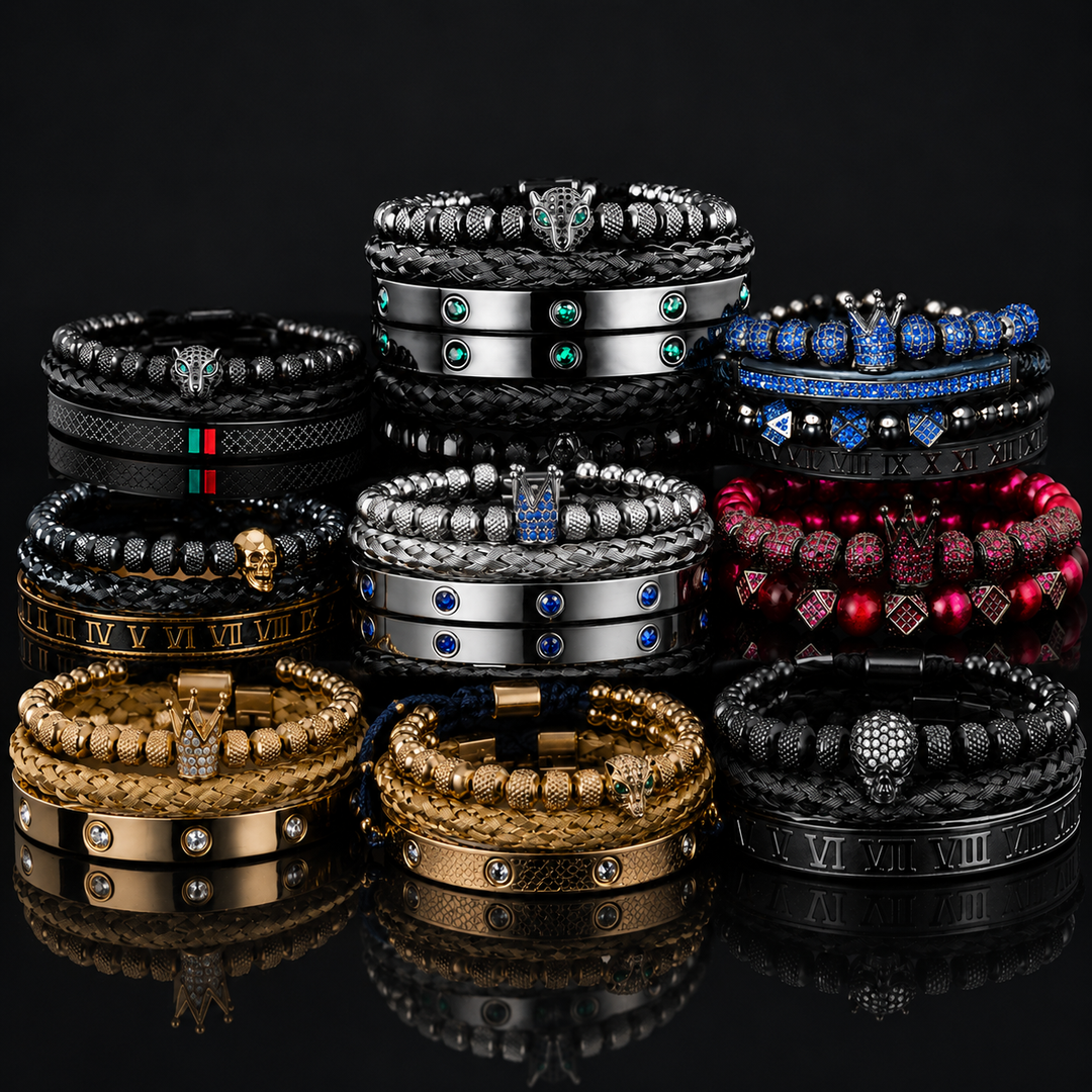 Combo Executivo Verturo® – 9 Kits de Pulseiras Sofisticadas