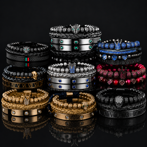 Combo Executivo Verturo® – 9 Kits de Pulseiras Sofisticadas