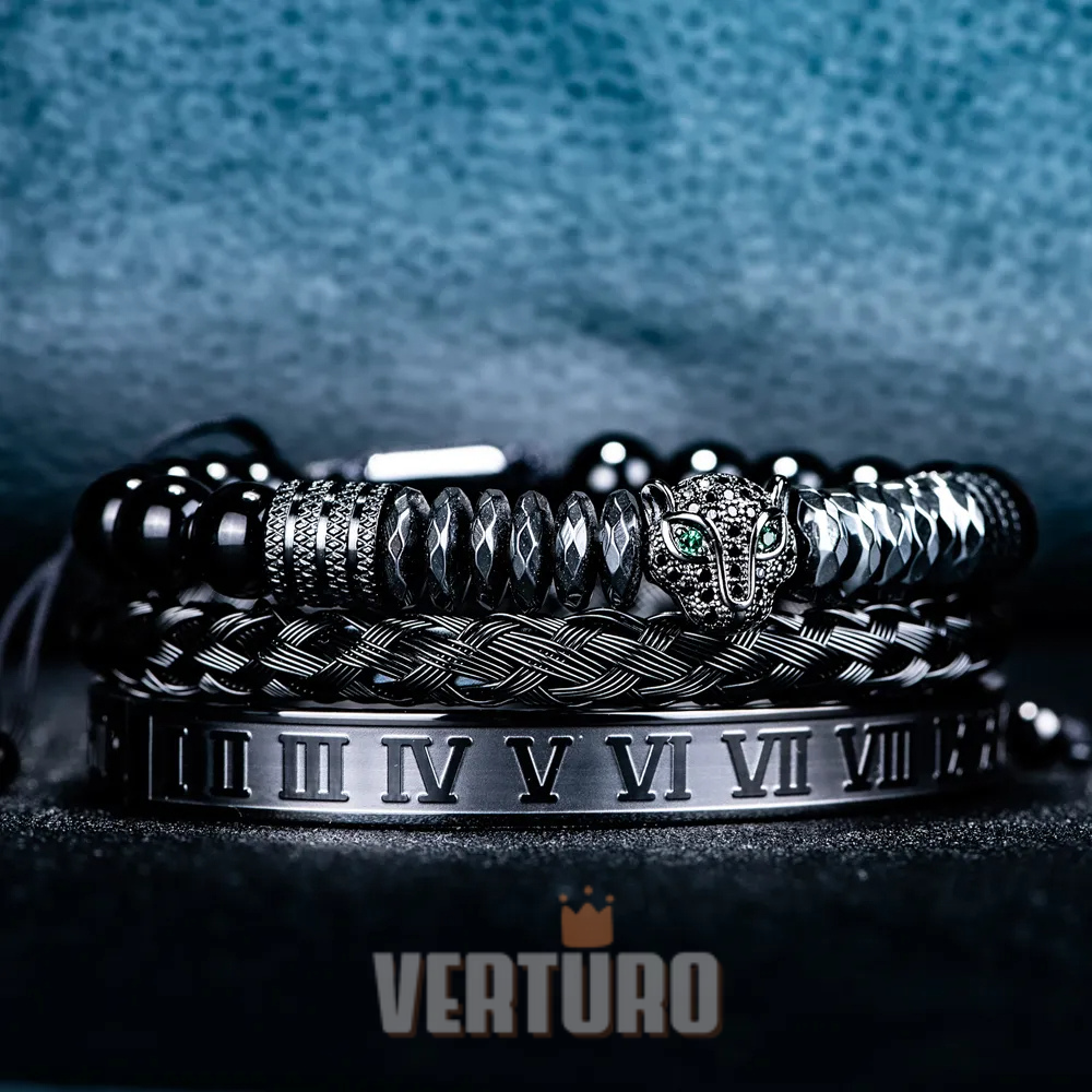 Kit com 3 Pulseiras [Pantera Negra 3] Original