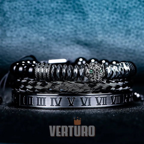 Kit com 3 Pulseiras [Pantera Negra 3] Original