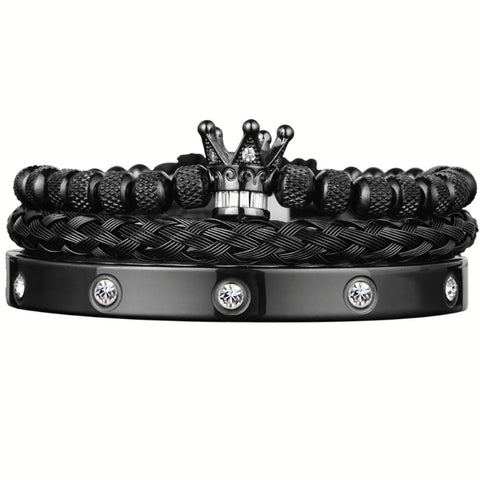 Kit com 3 Pulseiras [ATHENA BLVCK]