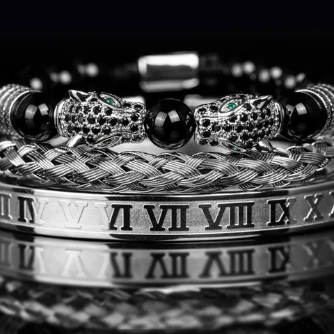 Kit com 3 Pulseiras [EMIRAD LEOPARD]