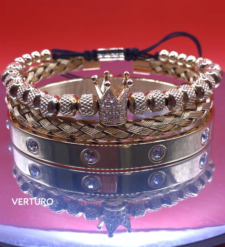 Kit com 3 Pulseiras [ATHENA BLVCK]