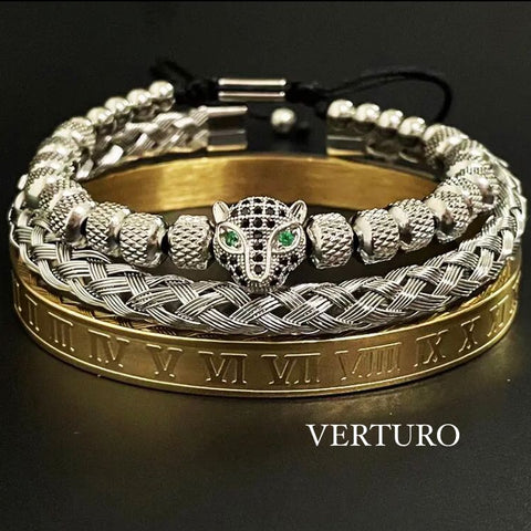 Kit com 3 Pulseiras [PANTERA NEGRA] Personalizado cliente