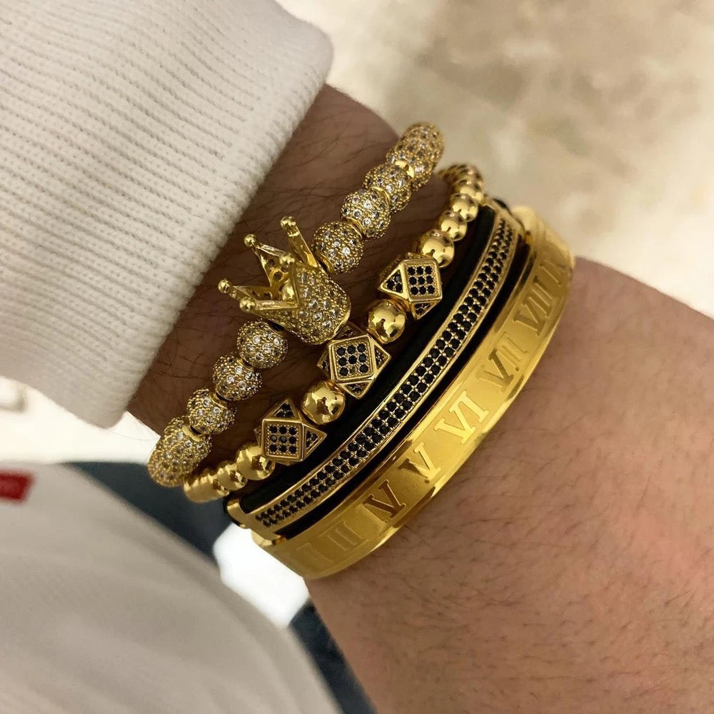 Kit com 4 Pulseiras [ZEUS ROYAL]