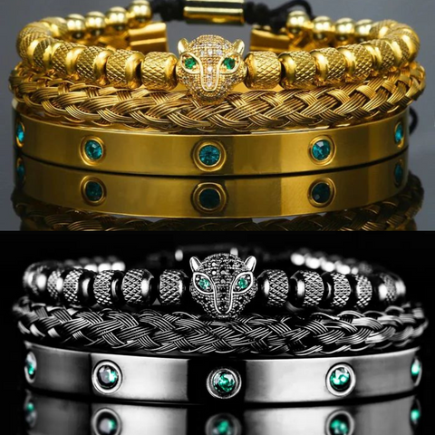 6 peças kit AVENTURINA PANTERA NEGRA