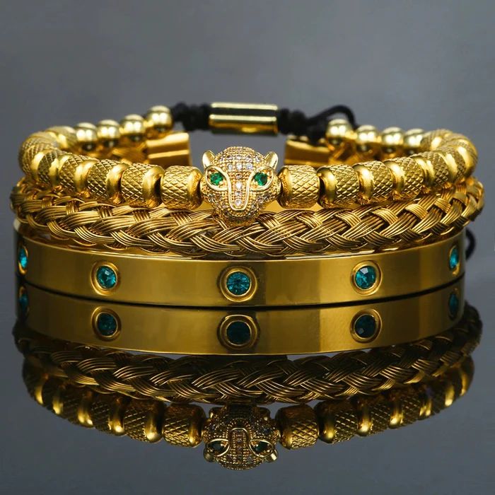 6 peças kit AVENTURINA PANTERA NEGRA