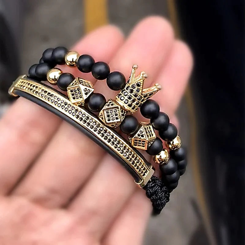 Kit com 3 pulseiras [KROWN]