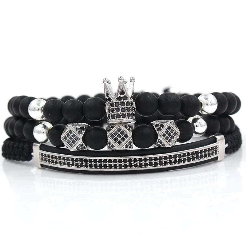 Kit com 3 pulseiras [KROWN]