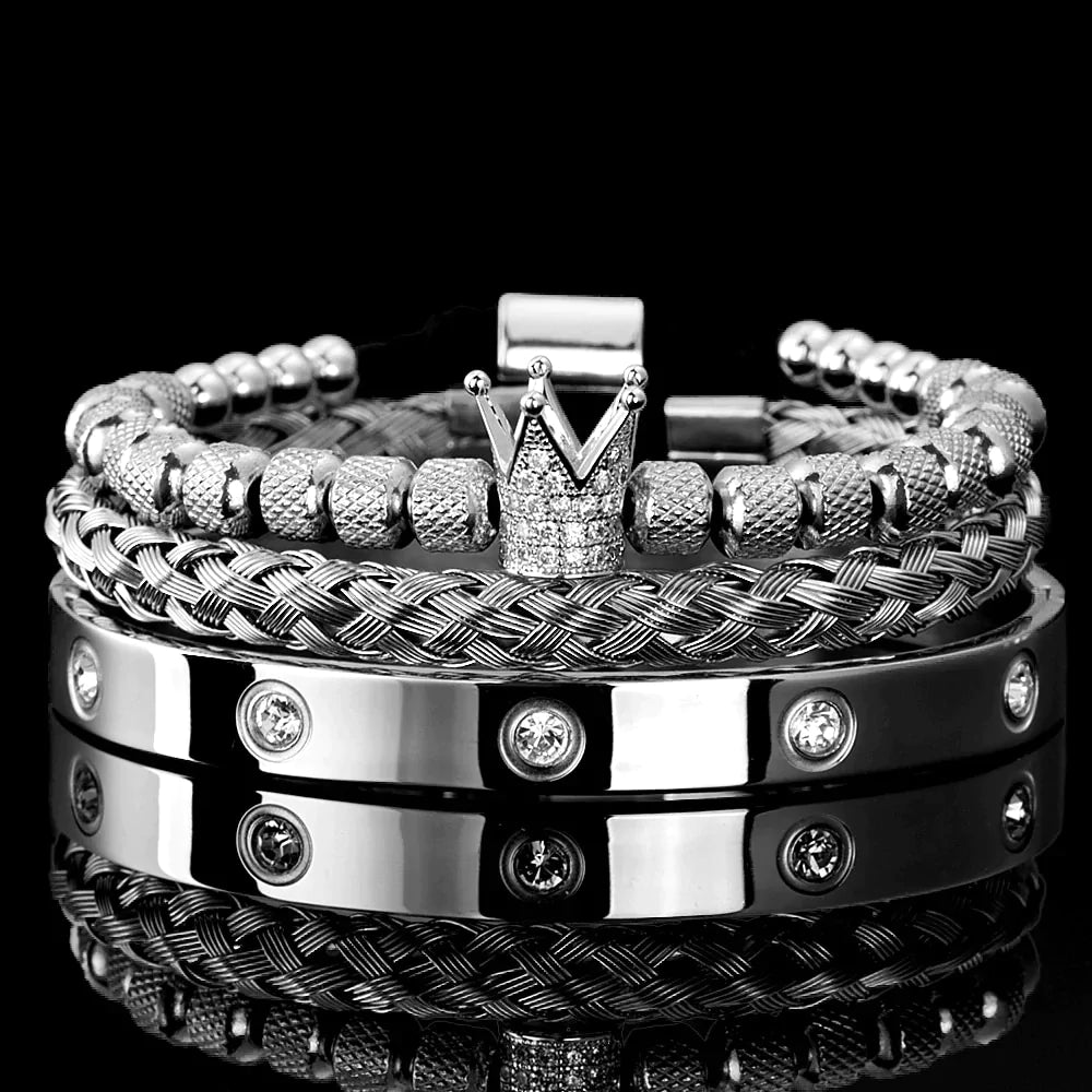 Kit com 3 Pulseiras [ATHENA BLVCK]