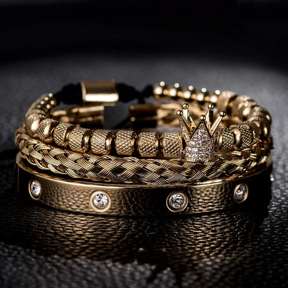 Kit com 3 Pulseiras [ATHENA BLVCK]