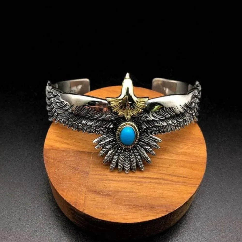 BRACELETE ÁGUIA VERTURO - PRATA 925