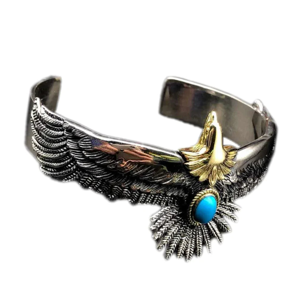BRACELETE ÁGUIA VERTURO - PRATA 925
