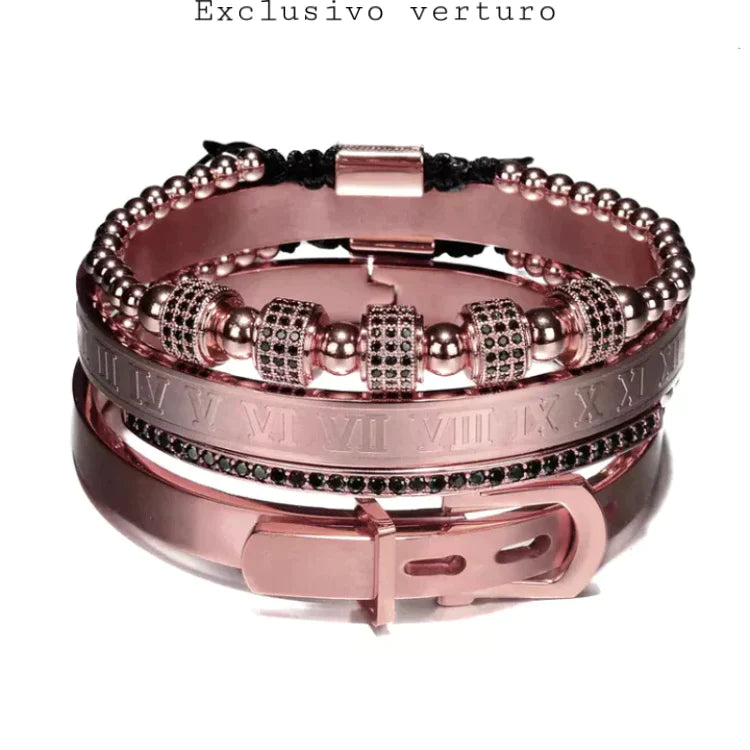 Kit com 4 Pulseiras [REI ARTHUR]