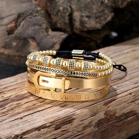 Kit com 4 Pulseiras [REI ARTHUR]