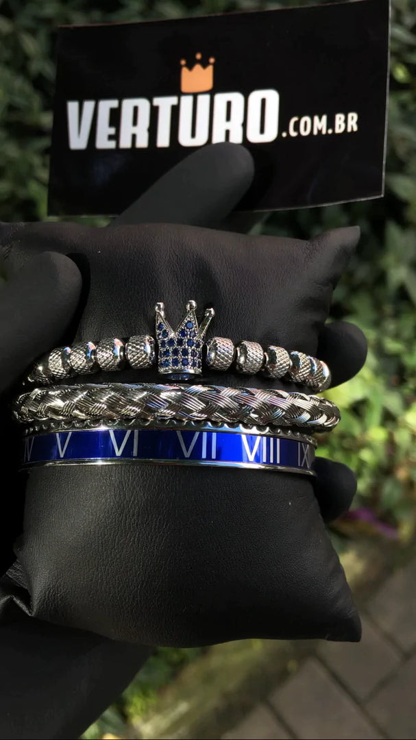 Kit com 3 Pulseiras [ROMAN VERTURO]