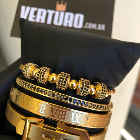 Kit com 4 Pulseiras [HÉRCULES]