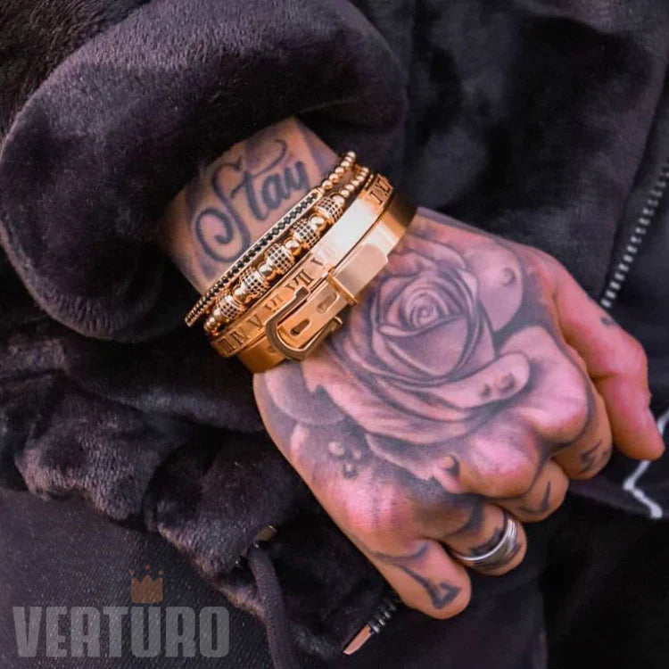 Kit com 4 Pulseiras [REI ARTHUR]