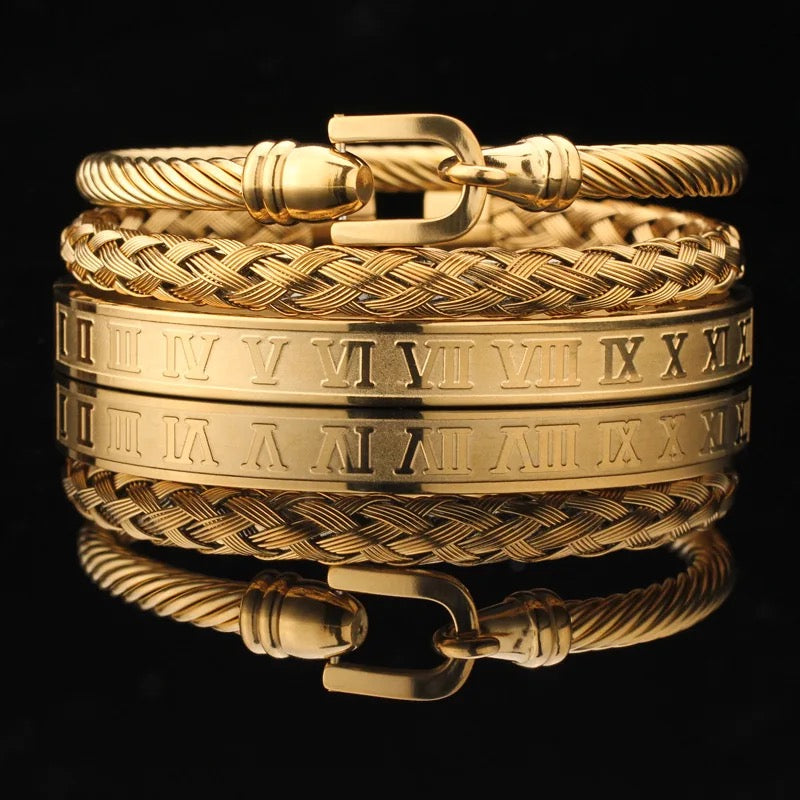 Kit com 3 Pulseiras [OUROBØNUS]