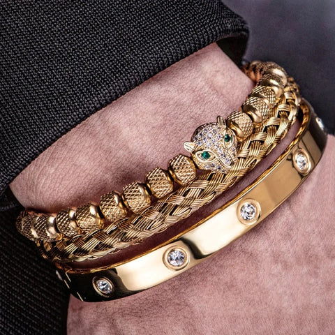 Kit com 3 Pulseiras [PANTERA NEGRA 2]