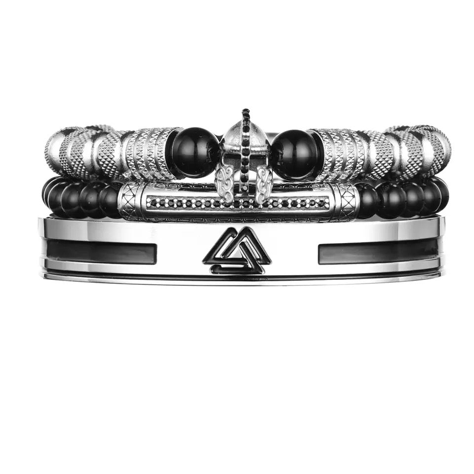 Kit com 3 Pulseiras [ESPARTANO]