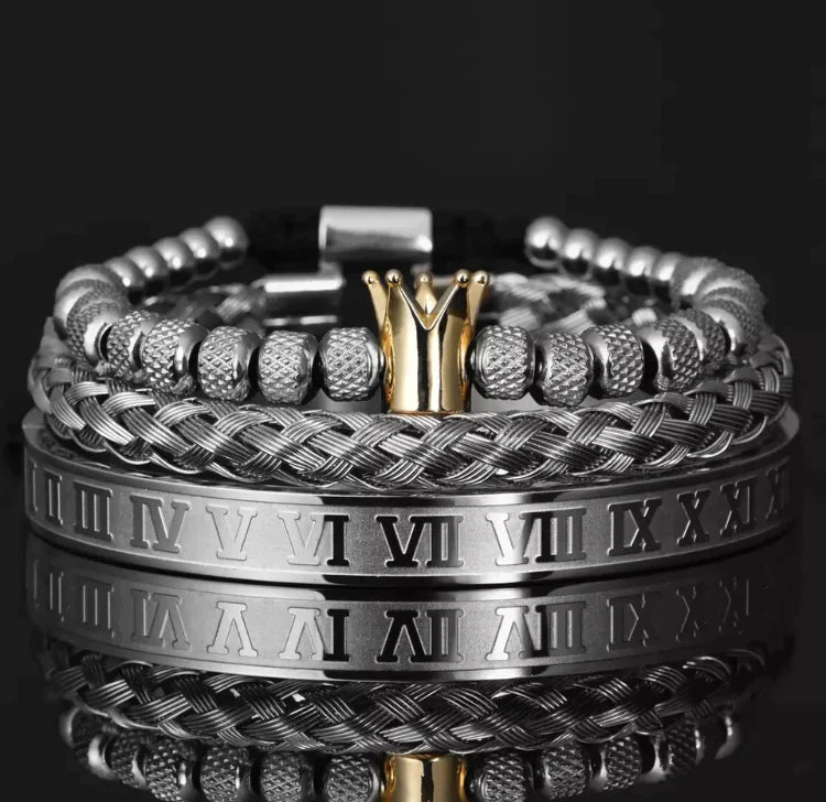 Kit com 3 Pulseiras [ROYAL VERTURO]