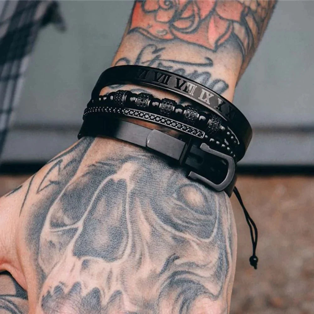 Kit com 4 Pulseiras [REI ARTHUR]