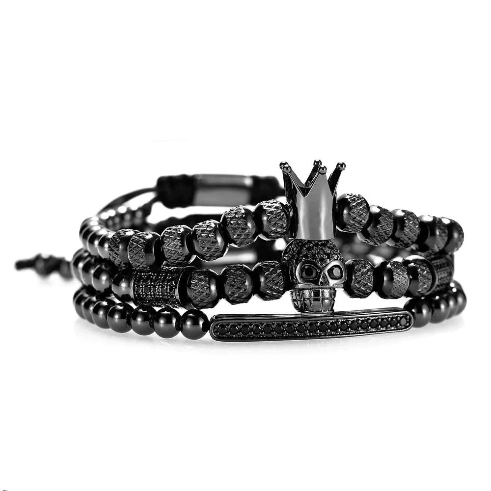 Kit com 4 Pulseiras [KING OSSEUS] Verturo Series