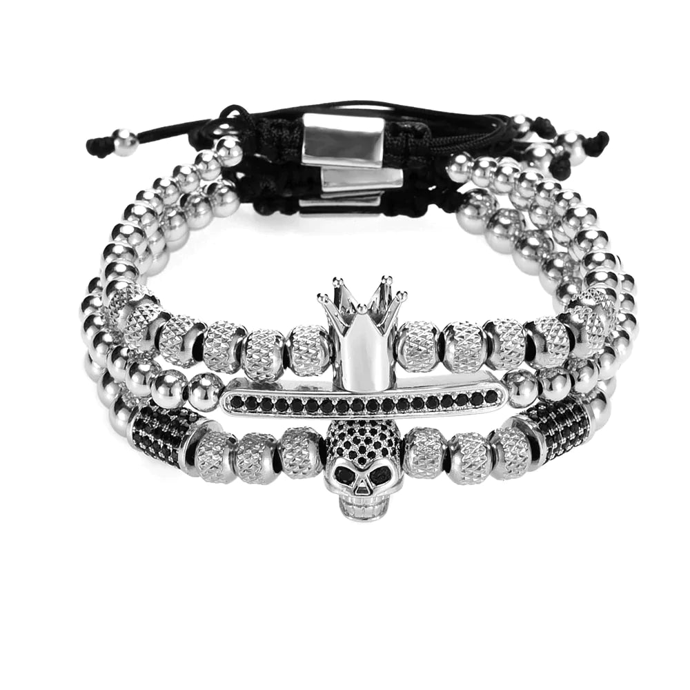 Kit com 4 Pulseiras [KING OSSEUS] Verturo Series