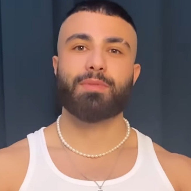 Colar de perola masculino - Pérola Unissex
